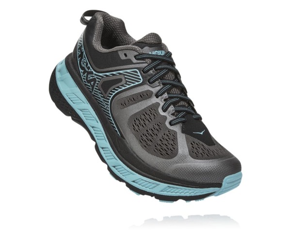 Hoka One One Stinson ATR 5 Womens UK - Dark Grey Trail Running Shoes - AOXYF6435